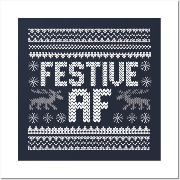 Festive AF v2 Wall Art by PopCultureShirts